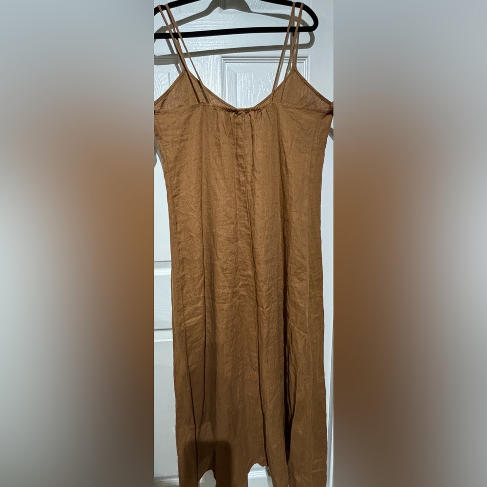 United Colors of Benetton Pure Linen Long  Dress size L - Picture 2 of 9